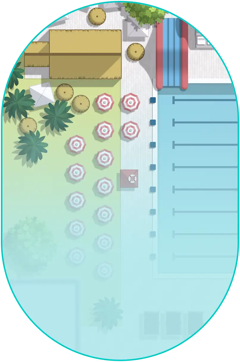 Piscine esterne e parchi acquatici