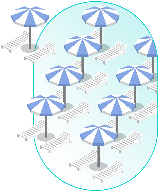 Prenotazione online ombrelloni lettini sdraio